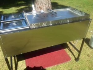 4 ft x 2 ft Portable Outdoor Propane Grill